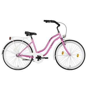 Koliken Cruiser kerékpár - Női Pink - fehér