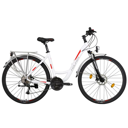 28" Koliken Blacktour női teleszkópos, váltós kerékpár - Fehér