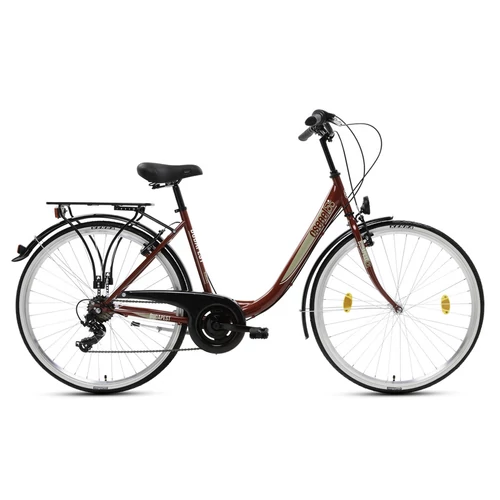 Csepel Budapest B 7SP - Női városi kerékpár - 28" Piros