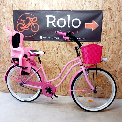 Koliken Cruiser egyedi kerékpár gyereküléssel - Flamingo