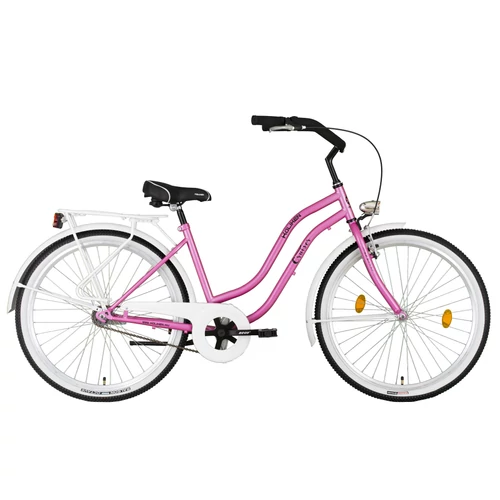 Koliken Cruiser kerékpár - Női Pink - fehér